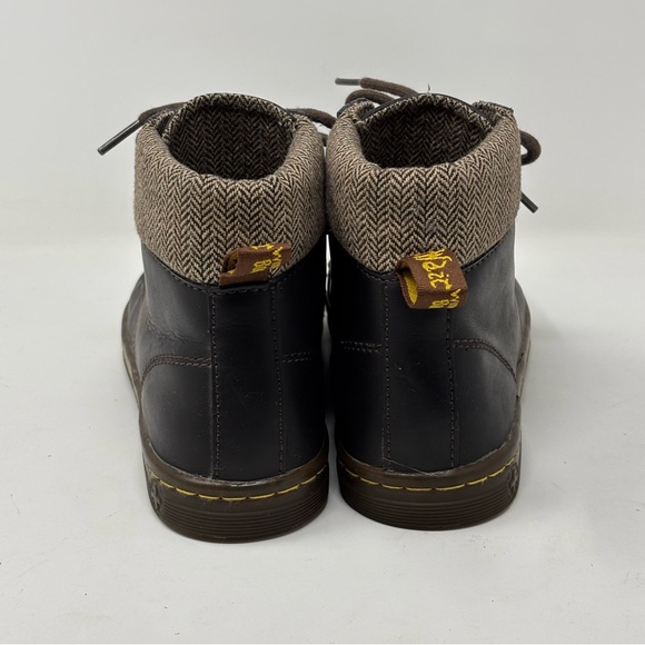 Dr. Martens Women’s Maelly padded collar brown lace up boots size 7 - Picture 4 of 11